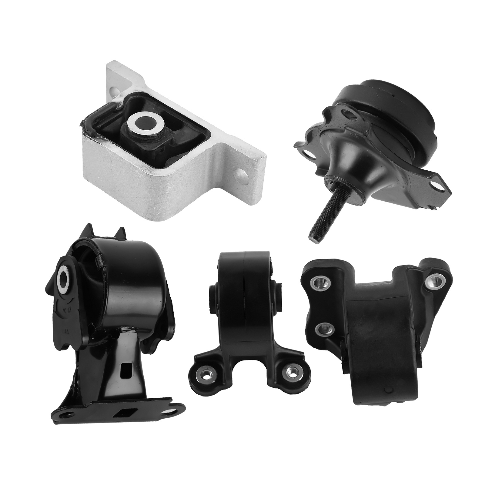 maXpeedingrods Engine Motor Mount Kits & Transmission Mount for Honda CRV 2002-2006, Element 2003-2011 2.4L 4WD Automatic Transmission Replace OE A6597 A4573 A65010 A4504 A4506