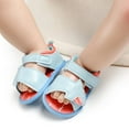 thumbnail image 3 of URMAGIC Infant Baby Boys Summer Beach Shark Sandals Anti-slip Soft Sole Shoes 0-18 Months, 3 of 10