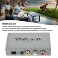 thumbnail image 3 of YPbPr To CVBS Converter, Portable 1080P60 Support PAL And NTCS Video Capture YPbPr To AV Converter  For Projector, 3 of 8