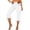 White, variant on MLQIDK Capris for Women Trendy Summer Drawstring Lounge Pants Knee Length Elastic Waist Light Weight Pants Dressy Casual Cargo Capris with Pockets Dark Green L
