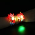 thumbnail image 4 of 12 Pcs Bracelet de Noël Slap Cartoon LED Slap Band Bracelet de Fête pour Enfants, 4 of 7