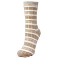 thumbnail image 3 of MeMoi Fireside Dual Layer Buttersoft Crew Sock - Womens - Female, 9-11, Tannin, 3 of 3