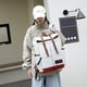 thumbnail image 5 of Qarigey Mochila impermeable para ordenador portátil para hombres y mujeres, espaciosa y duradera, mochila de viaje para mujer Mochilas blanco, 5 of 6