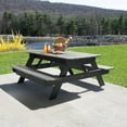 thumbnail image 2 of Highwood Hometown Picnic Table -Outdoor, Eco-friendly, Synthetic Wood, 2 of 4