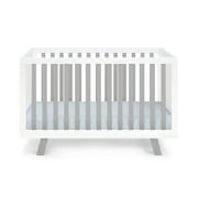 Suite Bebe Livia Crib, White & Gray