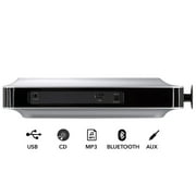 iLive IKBC384SMP3U Bluetooth Under Cabinet CD & MP3 Music System - USB & Aux-Input