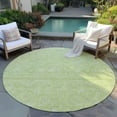 thumbnail image 6 of Addison Rugs Chantille Indoor/Outdoor Traditional Panel Mint Washable Round Rug, 8' x 8', 6 of 6