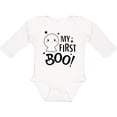 thumbnail image 3 of Inktastic My 1st Boo with Cute Ghost Boys or Girls Long Sleeve Baby Bodysuit, 3 of 5