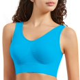 thumbnail image 4 of XFHLMJFF Softness Sports Bras for Women Wirefree Breathable Anti-Sagging Mesh High Impact Yoga Clothes, 4 of 5