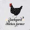 thumbnail image 3 of Inktastic Backyard Chicken Farmer Ancona Hen Baby Burp Cloth, 3 of 3