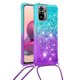 thumbnail image 2 of Funda para Xiaomi Redmi Note 10S 4G/Note 10 4G Brillantina Líquida Divertida Reluciente y con Cristales en Movimiento Cuerpo Cruzado con Cordón Ajustable, 2 of 5