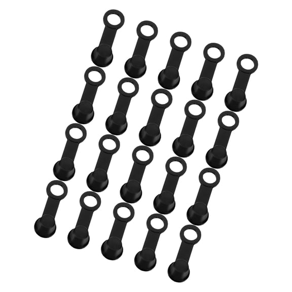 ELAYARD 20Pcs Rubber Brake Bleeder Screw Caps for Car Brake Calipers Compatible with 8Mm Screws