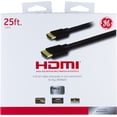 thumbnail image 5 of GE 25 ft. HDMI Cable with Ethernet, 1080P HD 4K, Black, 33577, 5 of 5