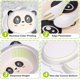 thumbnail image 3 of Promoción de invierno, juego de vajilla para niños, juego de cena, plato para bebé, cuenco, tenedor de fibra de bambú (panda), 3 of 4