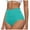 Green, variant on Women's Swim Bottom High Waist Basic Full Coverage Bikini Tankini Swimsuit Briefs Tummy Control Bikini Bottom Sky Blue, S