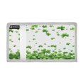 thumbnail image 2 of JIALIOU Nylon Trifold Card Wallet with ID Window Zipper Pocket for Men Women Teen Shamrocks Floating in Air, 2 of 7
