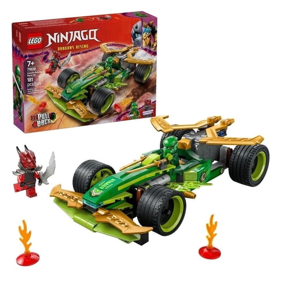 Set LEGO Ninjago Coche de Carreras con Motor de Carga Manual de Lloyd 71828