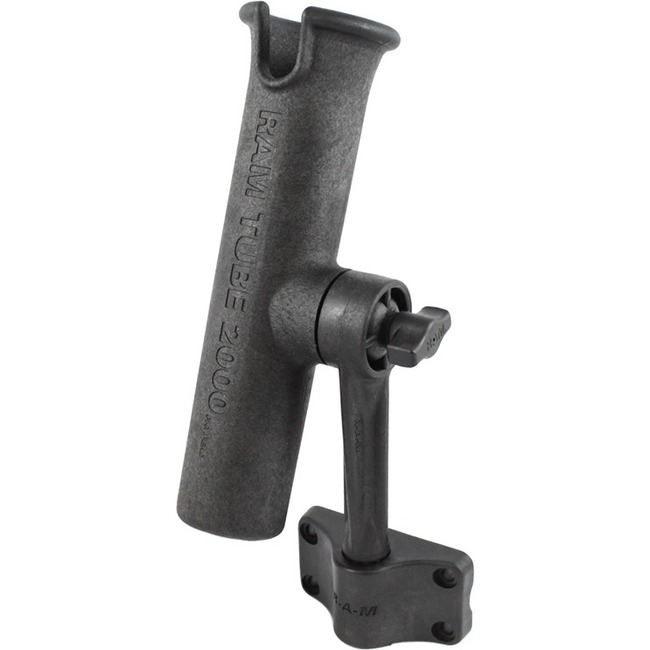 Tube Fishing Rod Holder with Bulkhead Base