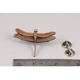 thumbnail image 3 of Dragonfly, Damselflies', Copper Plated, Hat, Lapel, Brooch, Pin, Creative Pewter Designs, Made in USA, Over 50 Insect Designs Available., 3 of 7
