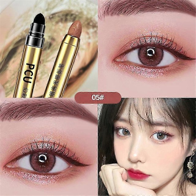 Lápiz de sombra de ojos perlado en barra Sombra de ojos en lápiz con brillo único Alta pigmentación 04 Champagne Flowing Sands