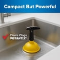 thumbnail image 6 of Plungeroo Pocket Plunger, Mini Sink Plunger, Short Handle, Small Kitchen Sink Plunger for Unclogged Drains, 6 of 7