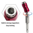 thumbnail image 3 of 145MM De Anillo MagnéTico Destornillador Taladro Herramienta De Mano Broca Varilla De ExtensióN Soporte De Cambio RáPido Negro + Juego De Plata, 3 of 5
