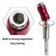 thumbnail image 3 of 145MM De Anillo MagnéTico Destornillador Taladro Herramienta De Mano Broca Varilla De ExtensióN Soporte De Cambio RáPido Negro + Juego De Plata, 3 of 5