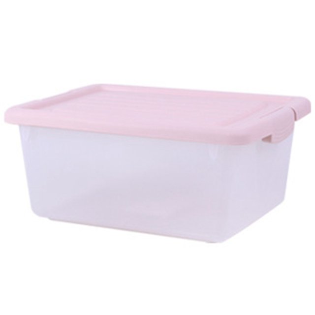 Coofit Container Box Plastic Clear Multifunctional Toys Storage Bin Storage Latch Box