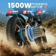 thumbnail image 4 of AMYET S8-S Electric Bike for Adults, 1000W(Peak 1500W), 48V 20Ah, 20" Fat Tire, Hydraulic Disc Brakes, E-Mountain Bike, UL2849, 4 of 10