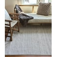 thumbnail image 3 of FH Home Machine Washable Area Rug - Hand Woven, Stain Resistant, Pet Friendly - Premium Recycled Polyester Yarn - Solid - Bedroom, Living/Dining Room - Alford - Mocha - 8 x 10 ft, 3 of 9