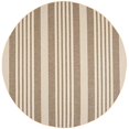 thumbnail image 3 of Safavieh Courtyard Brown Indoor Outdoor Rug - Round 7'10", 3 of 4