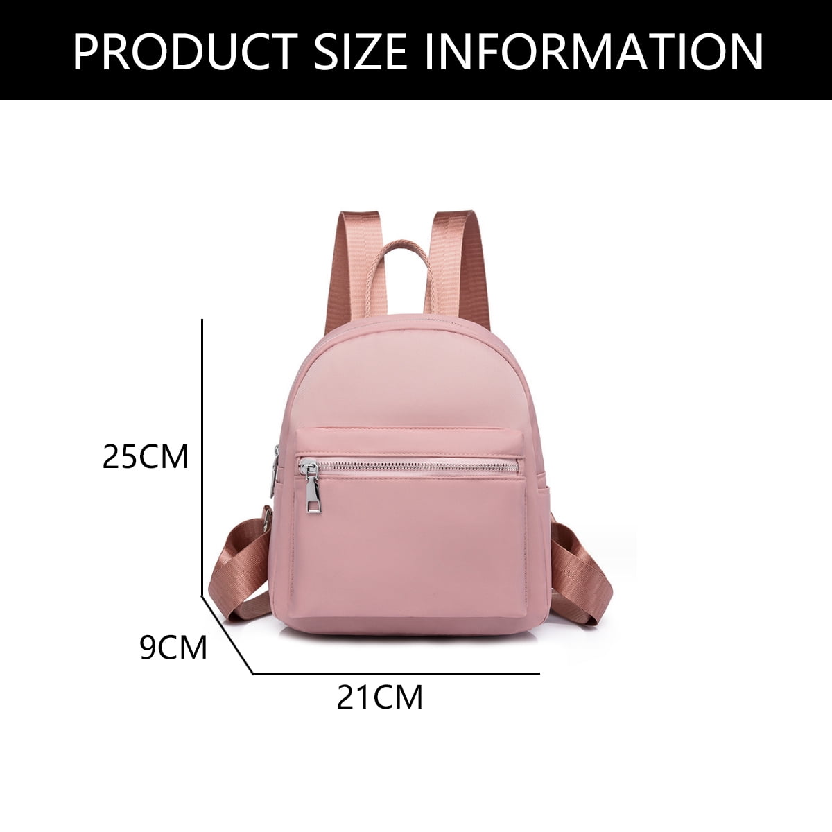 Gallfeel Backpack Purse Casual Cute Girls Teens Little Back Pack Purse For Women Tiny Daily Backpack Bookbag Travel Shoulder Purse Bag Pink