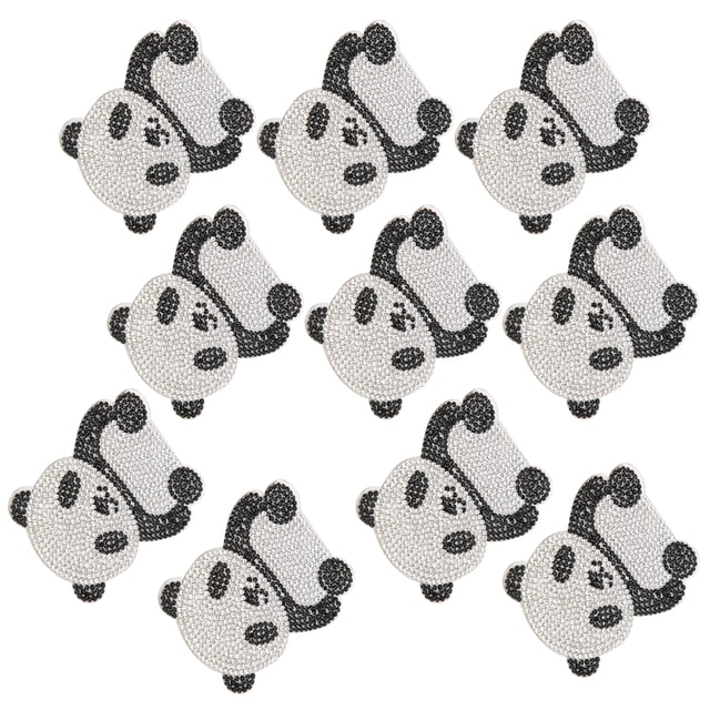 Rhinestone Patch Applique, DIY Craft Rhinestone Clothing Patch Rhinestone Patch 10Pcs Cartoon Decoration For Clothes