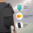 thumbnail image 2 of Pickleball Paddles Set Of 1, Fiberglass Surface, Turquoise Marble Pattern, 1 Paddle, 2 Balls & Bag, 2 of 5