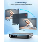 Mini DVD Player, Small DVD Player for TV with Remote, 1080P HD for Home , Support Usb/TF Card