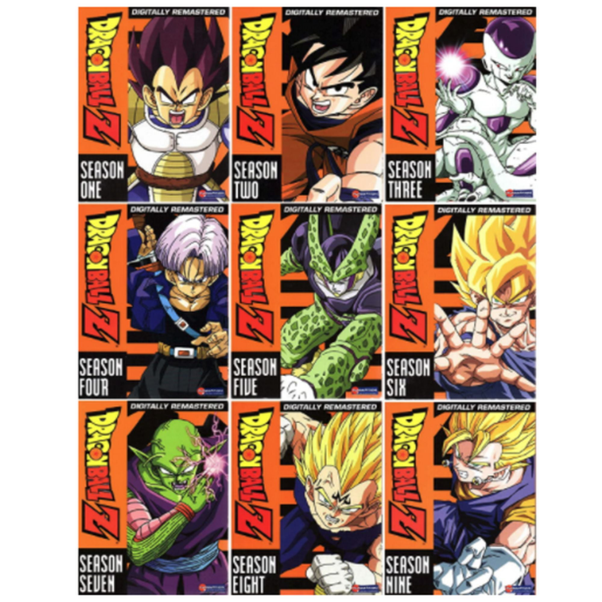 J G Dragon Ball Z Season 1 9 Dragon Ball 1 5 Dragon Ball Z Kai 1 7 DVD Animated Bird Studio