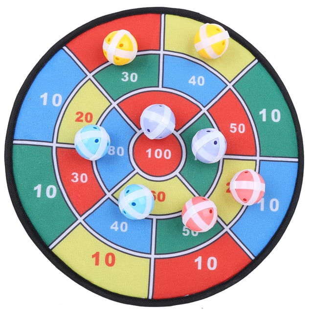 JUEGO DURADERO DE TABLERO DE DARDOS, Liviano Colorido Flannelette Niños Dartboard, Dibujos Animados para Fiestas Deportivas Al Aire Libre