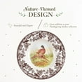 thumbnail image 3 of Spode Woodland Pheasant 9" Soup Plate - Rustic Fine Earthenware Bowl with Game Bird Design for Soup, Pasta or Salad - Dishwasher, Microwave, Oven & Freezer Safe, 3 of 7
