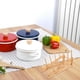thumbnail image 2 of Escurreplatos de bambú: portavasos en forma de escalera, organizador de platos de bambú, escurridor de tazas para encimera de cocina., 2 of 6