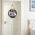 thumbnail image 6 of Kokovifyves Spring and Summer Decorations Happy Easter Day Wooden Sign Hanging Round Decoration Home Window Wall Indoor, 6 of 8