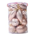 thumbnail image 2 of 21 piezas de adornos de bos de Navidad, adornos decorativos colgantes colgantes de Navidad para compromiso fiesta interior año Nuevo decoración champagne Sunnimix Colgantes Bolas, 2 of 7