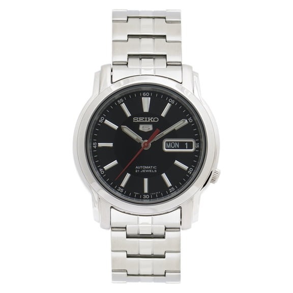 Seiko Men's Series 5 Black Dial Watch - SNKL83K1