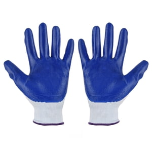 Yeacher 1-pair Gants de travail nitrile Gants pour jardinage Gants en polyuréthane à usages multiples Respirant