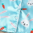 thumbnail image 4 of BOOMNY Toddler Kids Boys Clothes Sets Short Sleeve Casual Easter Bunny Egg Printed Pajamas Shirt Shorts 2Pcs Pjs Outfit Sets Soft Loose Sleepwear Clothing Sets Comfy Boy's Clothes, 4 of 9