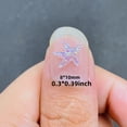 thumbnail image 3 of 20 pieces/bag New cute mini starfish resin figurines crafts flat-back convex round decorations for making hair accessories, 3 of 6