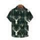 thumbnail image 2 of Hombres de Manga Larga, Navidad Impresa Turndown Collar Blusa, Casual Moda Botón Camisa para las Vacaciones, 2 of 5