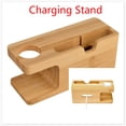 thumbnail image 2 of EYIIYE 2 In 1 Bamboo Charging Station Desktop Holder for  Watch Phone, 2 of 8