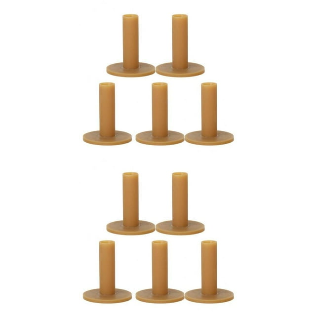 5 piezas 70 mm / 2,76 "y 5 piezas 60 mm 2-3 / 8" Tees para golf de goma Tees