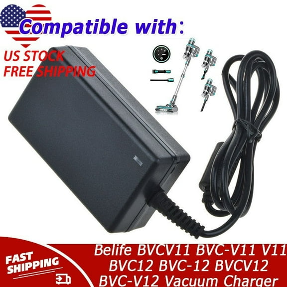 31V Charger Compatible with Belife BVCV11 BVC-V11 V11 BVC12 BVC-12 BVCV12 BVC-V12 Vacuum