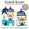 thumbnail image 6 of Big Dot of Happiness Gnome Birthday - Treat Box Party Favors - Happy Birthday Party Goodie Gable Boxes - Set of 12, 6 of 8